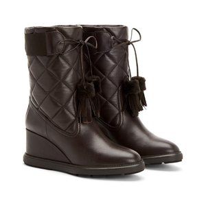 Aquatalia Caliana Weatherproof Leather Bootie 9.5